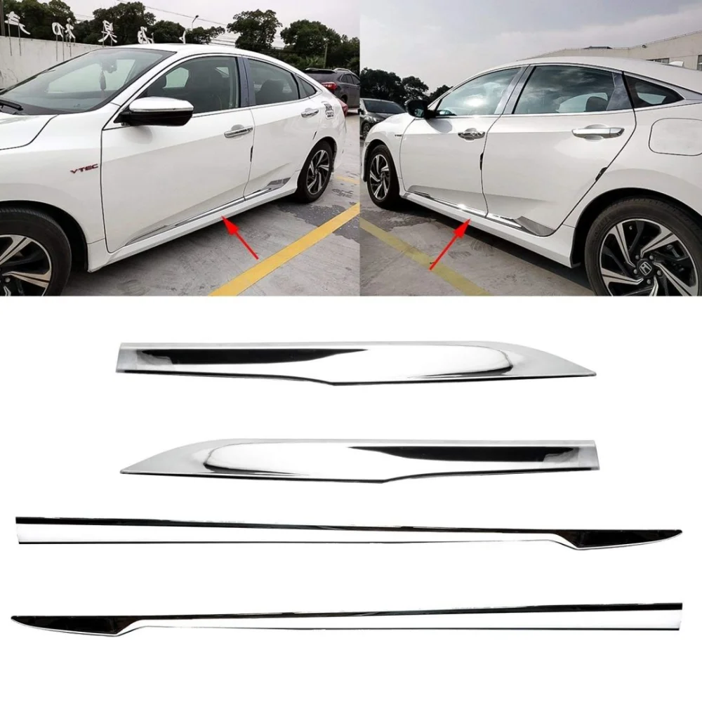 Honda Civic Uyumlu Fc5 2016-2020 Kapı Çıtası