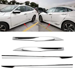 Honda Civic Uyumlu Fc5 2016-2020 Kapı Çıtası thumb 2