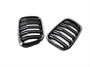 Bmw E46 Uyumlu 45384 Çift Çizgi M Panjur (Böbrek) thumb 2