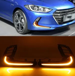 Hyundai Elantra Uyumlu 2016-2018 Sis Ledi (Elite - Elite Plus)DRS Tuning kalitesiyle tanışın! Özel olarak Hyundai  model araçlar için üretilen bu ürün, otomobil