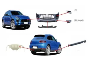 Porsche Macan 2014-Günümüz (95B) uyumlu 2014-2017 Tech-Art Body Kit modelleri DRS Tuning'de. Kaliteli malzeme, hızlı kargo ve güvenli alışverişle hemen