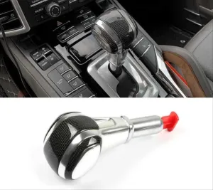 Porsche Cayenne Uyumlu 2011-2017 Karbon Vites Topuzu thumb 2