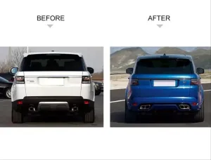 Range Rover Uyumlu Sport 2018+ Svr Body Kit thumb 3