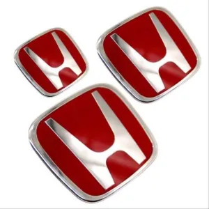Honda Civic Uyumlu Fc5 Logo Set Takımı KırmızıDRS Tuning kalitesiyle tanışın! Özel olarak Honda  model araçlar için üretilen bu ürün, otomobilinizin hatlarına s