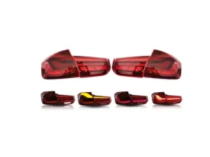 Bmw 3 Uyumlu Serisi F30 Dragon LED Stop Dinamik Animasyonlu - Kırmızı thumb 1