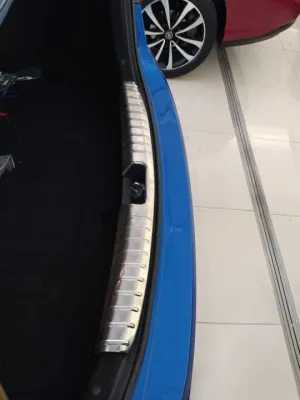 Hyundai Elantra Uyumlu 2016-2019 Bagaj Eşik Koruma (Krom) thumb 4
