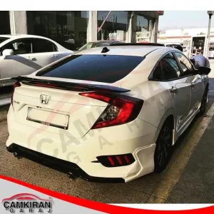 Honda Civic 2015-2021 (FC5) uyumlu Fc5 2016-2021 Turbo Body Kit Arka Ek + Egzoz modelleri Oto Aksesuar Shop'de. Kaliteli malzeme, hızlı kargo ve güvenli