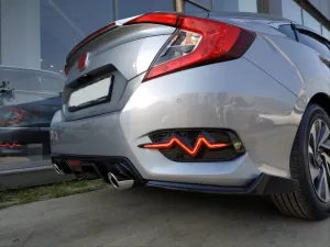 Honda Civic Uyumlu Fc5 2016-2020 Ritim Dizayn Arka Sis Ledi KırmızıDRS Tuning kalitesiyle tanışın! Özel olarak Honda  model araçlar için üretilen bu ürün, otomo
