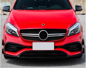 Mercedes Cla Uyumlu 45 2016-2018 Ön Tampon Aero Kit (Amg Donanım İçin) thumb 3