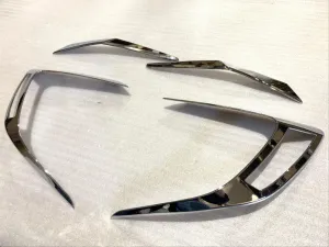 Honda Civic Uyumlu Fc5 2016-2021 Arka Stop Kaplama 4 Parça Nikelaj thumb 4