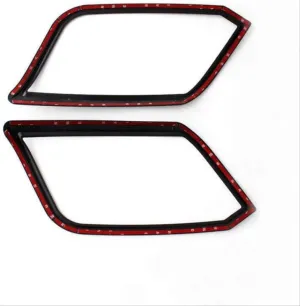 Volkswagen Amarok Uyumlu 2010-2020 Far Çerçevesi - Siyah thumb 1