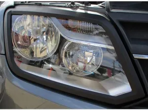 Volkswagen Amarok Uyumlu 2010-2020 Far Çerçevesi - Siyah thumb 4