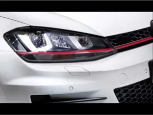 Uyumlu 7 Mk7 2012-2018 U LED Far Gti Kırmızı thumb 1