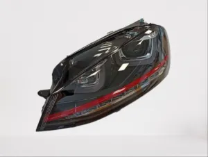 Uyumlu 7 Mk7 2012-2018 U LED Far Gti Kırmızı thumb 2