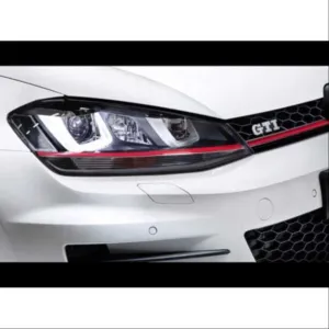 Uyumlu 7 Mk7 2012-2018 U LED Far Gti Kırmızı thumb 4