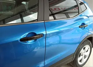 Nissan Qashqai Uyumlu 2014-2020 Kapı Kolu Kaplama - Piano Black thumb 4