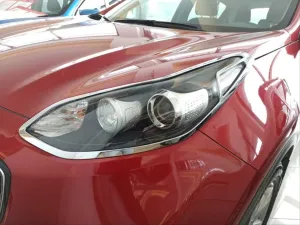 Kia Sportage Uyumlu 2016-2019 Far Kaplaması NikelajDRS Tuning kalitesiyle tanışın! Özel olarak Kia  model araçlar için üretilen bu ürün, otomobilinizin hatların