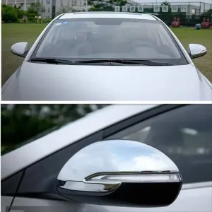 Hyundai Elantra Uyumlu 2016-2018 Ayna Kapağı Nikelaj thumb 4