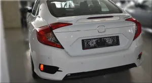 Honda Civic Uyumlu Fc5 Orta Boy Işıklı Spoiler (Boyasız) thumb 2