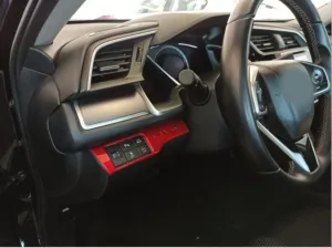 Honda Civic Uyumlu Fc5 2016-2020 Kontrol Panel Kaplama- KırmızıDRS Tuning kalitesiyle tanışın! Özel olarak Honda  model araçlar için üretilen bu ürün, otomobili
