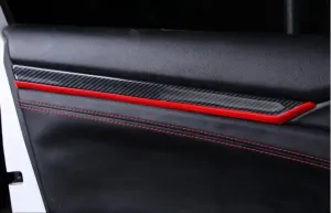 Honda Civic Uyumlu Fc5 2016-2020 Kapı Döşeme Çıtası Red&KarbonDRS Tuning kalitesiyle tanışın! Özel olarak Honda  model araçlar için üretilen bu ürün, otomobilin