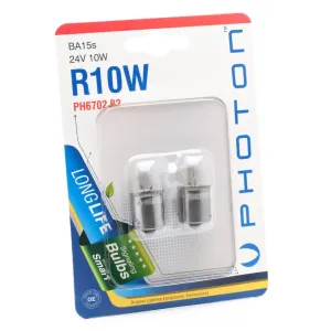 Photon uyumlu Blister R10W 24V 2'Li Blister modelleri DRS Tuning'de. Kaliteli malzeme, hızlı kargo ve güvenli alışverişle hemen inceleyin.