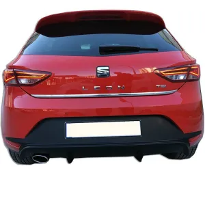 Seat Leon 2012-2020 (5F) uyumlu Mk3 - 5F (2013-2016) Style Arka Tampon Eki - Difüzör (Plastik) modelleri DRS Tuning'de. Kaliteli malzeme, hızlı kargo ve