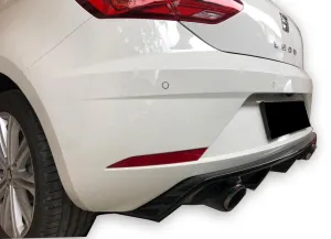 Seat Leon 2012-2020 (5F) uyumlu (2017 - 2020) Sağ Sol Tek Çıkışlı Difüzör (Plastik) modelleri DRS Tuning'de. Kaliteli malzeme, hızlı kargo ve güvenli