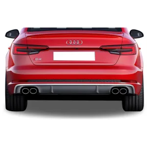 Audi A4 2015-2024 (B9) uyumlu B9 2016 Sonrası 4 Çıkışlı S4 Arka Tampon Eki - Difüzör (Plastik) modelleri Oto Aksesuar Shop'de. Kaliteli malzeme, hızlı kargo ve