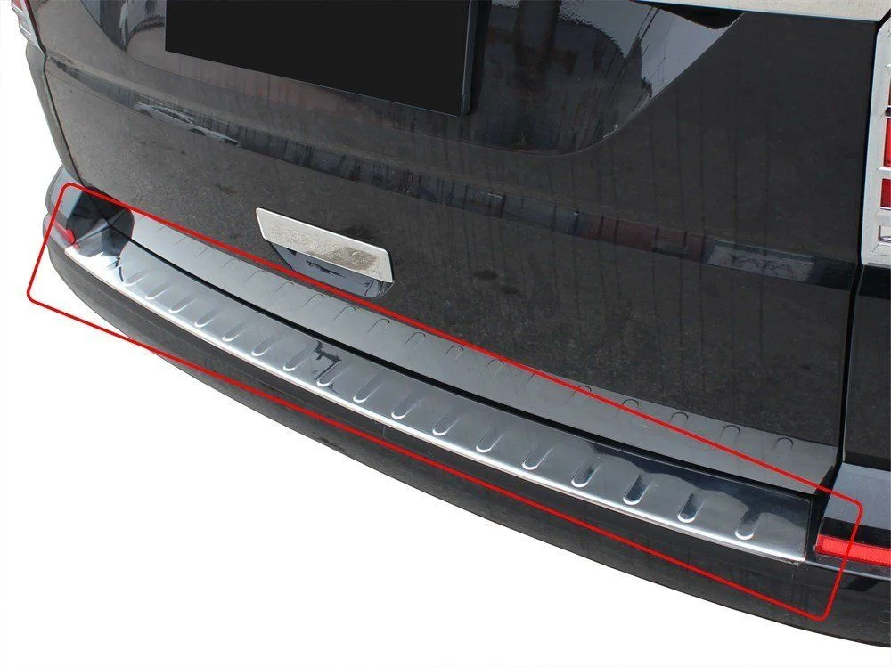 Volkswagen Transporter Uyumlu T6 Arka Tampon Eşiği Krom (Formlu) 2015 Ve Sonrası