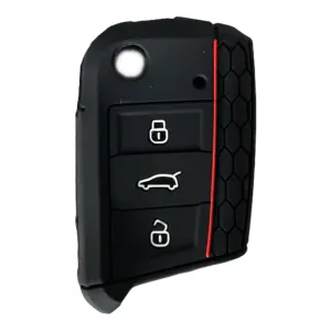 oto uzay uyumlu Silikon Anahtar Kabı- Volkswagen/Golf7 Siyah-Kırmızı Çizgili / Sypd53 modelleri DRS Tuning'de. Kaliteli malzeme, hızlı kargo ve güvenli