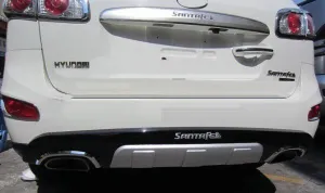 Hyundai Santa Uyumlu Fe 2010 2012 Arka DifüzörDRS Tuning kalitesiyle tanışın! Özel olarak Hyundai  model araçlar için üretilen bu ürün, otomobilinizin hatlarına