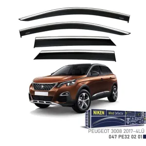 Niken Peugeot Uyumlu 3008 -2017 Kromlu Cam RüzgarlığıDRS Tuning kalitesiyle tanışın! Özel olarak Peugeot  model araçlar için üretilen bu ürün, otomobilinizin ha
