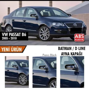 Volkswagen Passat 2005-2010 (B6) uyumlu B6 (2005-2010) Batman Yarasa Ayna Kapağı (Parlak Siyah) modelleri DRS Tuning'de. Kaliteli malzeme, hızlı kargo ve