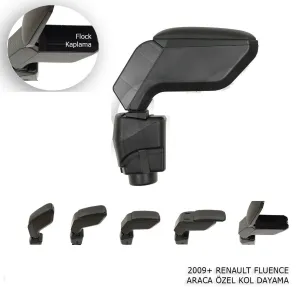 Renault Fluence Uyumlu Kol Dayama Kolçak Siyah 2009-2016DRS Tuning kalitesiyle tanışın! Özel olarak Renault  model araçlar için üretilen bu ürün, otomobilinizin