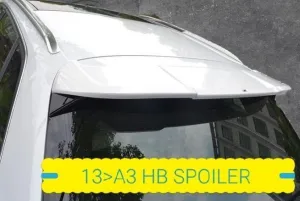 Audi A3 2012-2020 (8V) uyumlu Hatchback Spoiler Anatomik Spoiler 2013-2016 Arası modelleri Oto Aksesuar Shop'de. Kaliteli malzeme, hızlı kargo ve güvenli