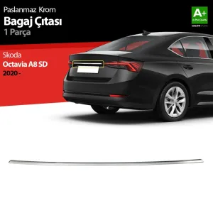 S-Dizayn Skoda Octavia A8 Krom Bagaj Çıtası 2020 ÜzeriAraca &Ouml;zel Krom Aksesuar&Uuml;r&uuml;n &Ouml;zellikleri:Krom &uuml;r&uuml;nler ara&ccedil; &uuml;zeri