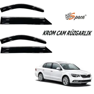 Skoda Superb 2008-2015 (3T) uyumlu Krom Cam Rüzgarlığı 2013-2015/ Caru420 modelleri DRS Tuning'de. Kaliteli malzeme, hızlı kargo ve güvenli alışverişle hemen