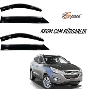 Krom Cam Rüzgarlığı Hyundai Ix35 2010-2017/ Caru412 thumb 1