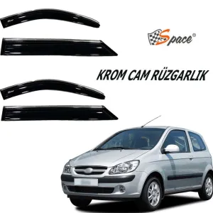 Krom Cam Rüzgarlığı 1.2Mm  Hyundai Getz 2002 4'Lü / Caru447 thumb 1