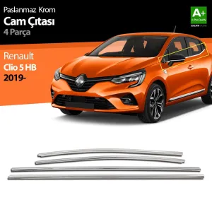 S-Dizayn Renault Clio 5 Krom Cam Çıtası 4 Prç 2019 ve ÜzeriAraca &Ouml;zel Krom Aksesuar&Uuml;r&uuml;n &Ouml;zellikleri:Krom &uuml;r&uuml;nler ara&ccedil; &uuml