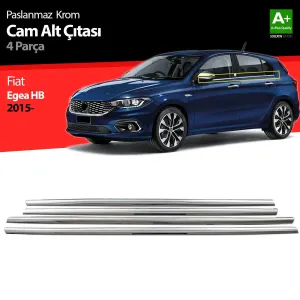 S-Dizayn Fiat Egea HB Krom Cam Çıtası 4 Prç. 2015 Üzeri A+ KaliteAraca &Ouml;zel Krom Aksesuar&Uuml;r&uuml;n &Ouml;zellikleri:Krom &uuml;r&uuml;nler ara&ccedil;