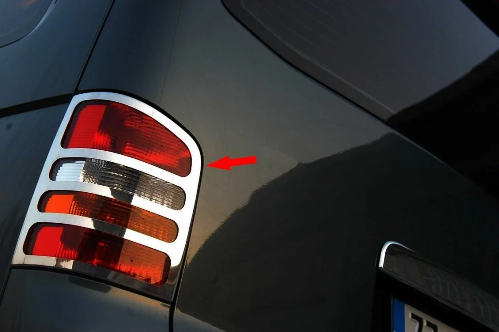 Volkswagen T5 Uyumlu Caravelle Krom Stop Çerçevesi 2 Parça 2004-2015