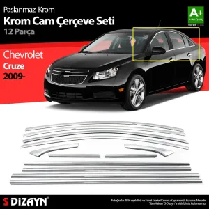 S-Dizayn Chevrolet Cruze SD Krom Cam Çerçeve Seti 12 Prç 2009-2019 A+ KaliteAraca &Ouml;zel Krom Aksesuar&Uuml;r&uuml;n &Ouml;zellikleri:Krom &uuml;r&uuml;nler 