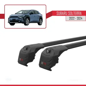 Subaru Solterra 2022 ve Sonrası ile uyumlu ACE-2 Ara Atkı Tavan Barı SİYAH thumb 3