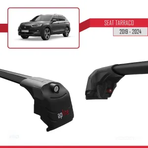 Seat Tarraco 2019 ve Sonrası ile uyumlu ACE-2 Ara Atkı Tavan Barı SİYAH thumb 4
