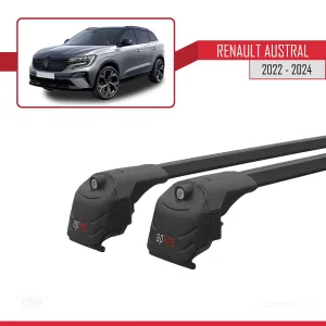 Renault Austral 2022 ve Sonrası ile uyumlu ACE-2 Ara Atkı Tavan Barı SİYAH thumb 3