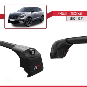 Renault Austral 2022 ve Sonrası ile uyumlu ACE-2 Ara Atkı Tavan Barı SİYAH thumb 4