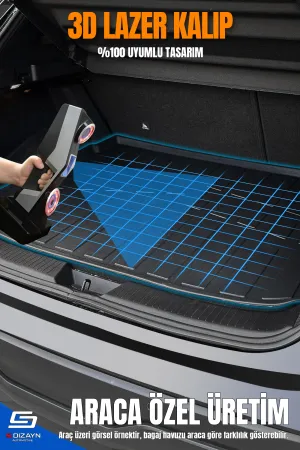 S-Dizayn Ssangyong Korando 3D Pro Bagaj Havuzu 2019 Üzeri A+ Kalite thumb 2