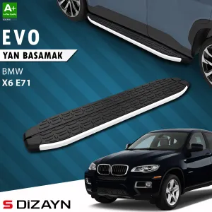 BMW X6 2008-2014 (E72) uyumlu E71 Evo Aluminyum Yan Basamak 193 Cm 2008-2014 A+ Kalite modelleri Oto Aksesuar Shop'de. Kaliteli malzeme, hızlı kargo ve güvenli